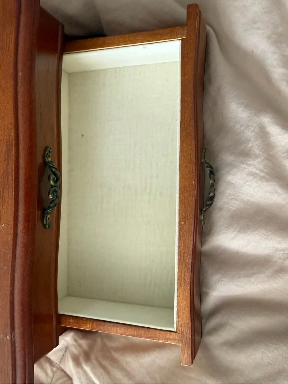 Vintage Wooden Jewelry Box
